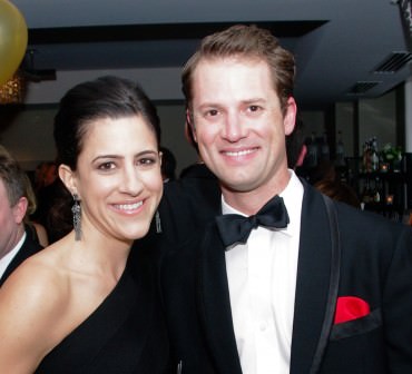 Black & White Ball attendees, Deanna Bitar and Eric Shoemaker.