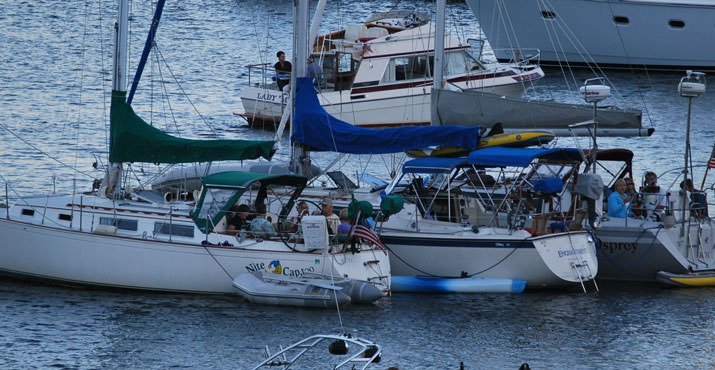 Boaters on the Willamette savor the concert 