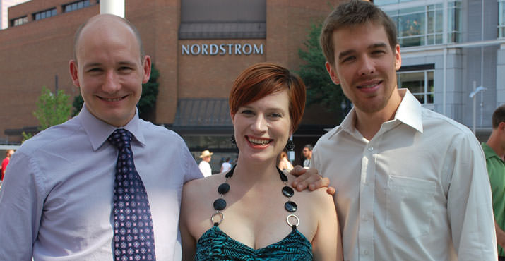 Portland Opera's Robert Ainsley, Hannah Penn and Nicholas Nelson