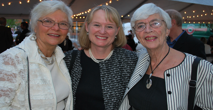 Harriet Cormack, Mary Ruble and Barbara Walker