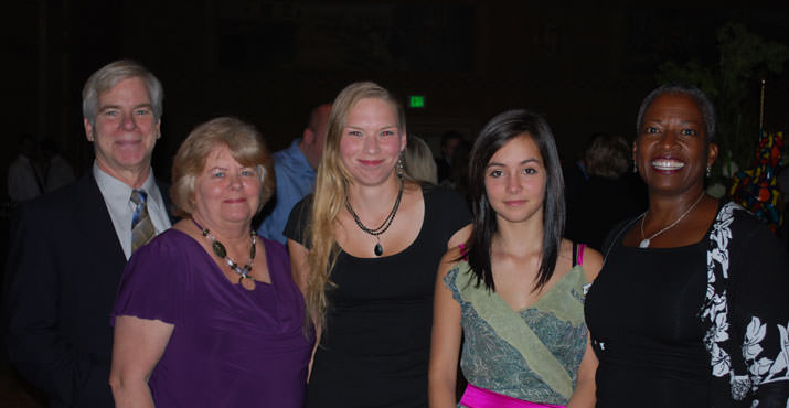 Steven Huff, Stephney Huff, Shirley Gulliksen, Renee Moseley (Program Director) and Jackie