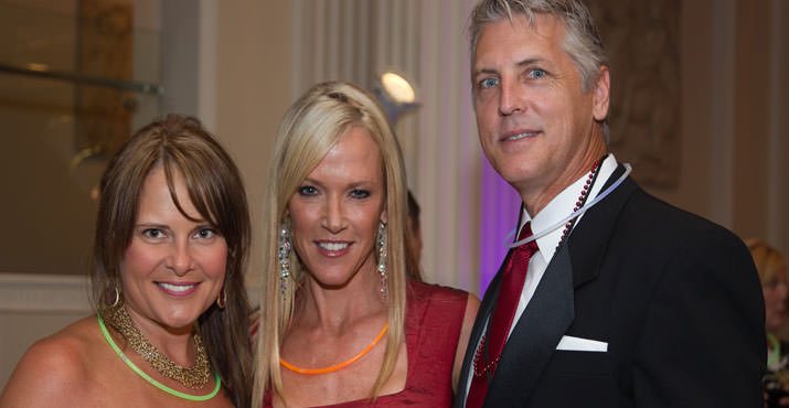 CCA supporters including Portland clothing designer Michelle DeCourcy with Hero Gala Emcee, News Director and morning show co-host of KINK 101.9 Sheila Hamilton and husband Colin McLean 