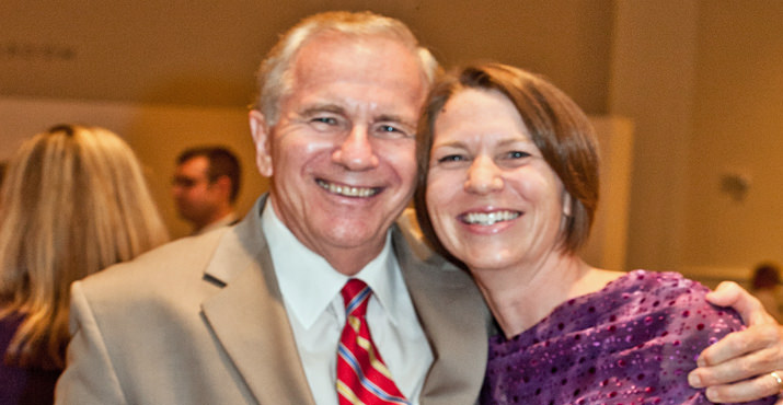 Eric Lindauer (former OCF board chair) and Wendy Usher (OCF Vice President of Development)