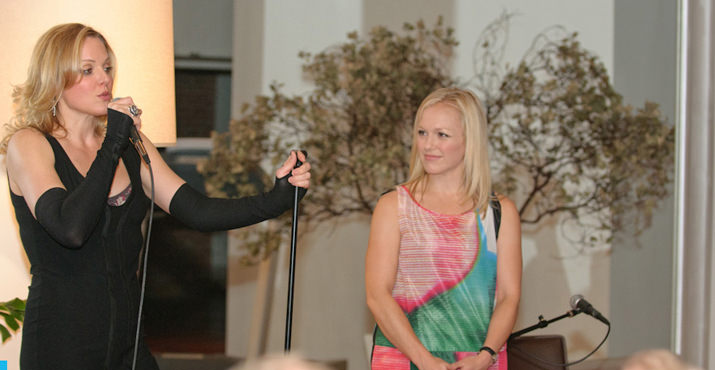 Storm Large, and Cara Jacobsen, PPCW Board President