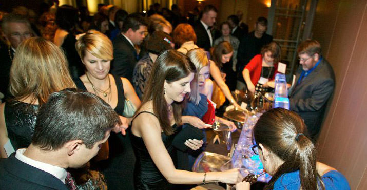 Guests flock to the Moonstruck Chocolate Bar