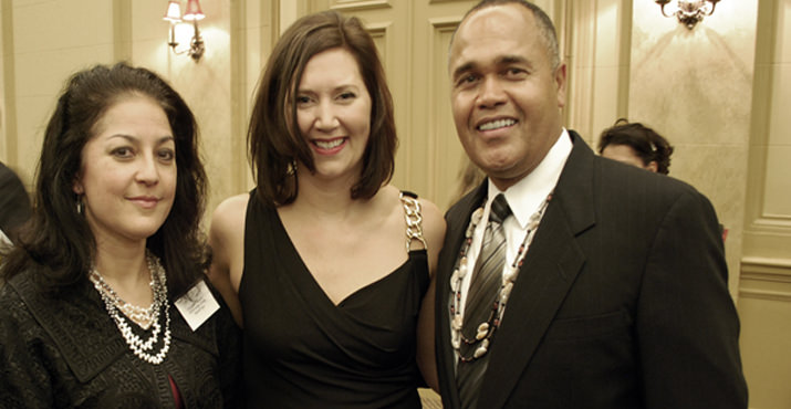 Michelle Osborne, NAYA Board Chair from Nike, Nichole Maher, Executive Director, Hake Fore, Comcast Senior Vice President