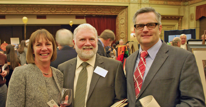 Kim Laramy, Wayne Clark, NAYA Board member, Portland Mayor, Sam Adams