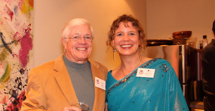 Laura Peterson, HHI's founder & executive director, poses with board member David Pyle
