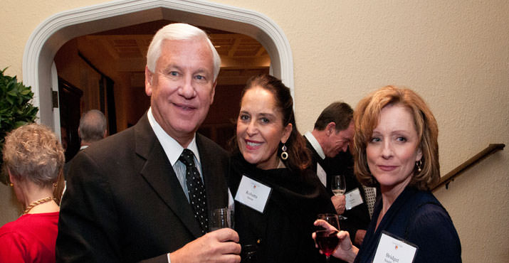 Friends of Lewis & Clark Dan Heine (CEO, The Bank of Oswego), Roberta Heine and Bridget Ohl