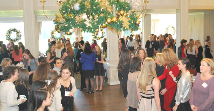 The 2011 Holiday Tea included a receiving line