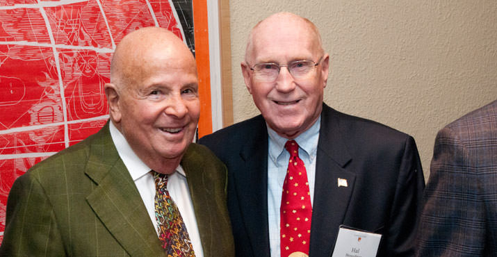 Friend of Lewis & Clark Gerry Frank & former Board member Hal Broughton