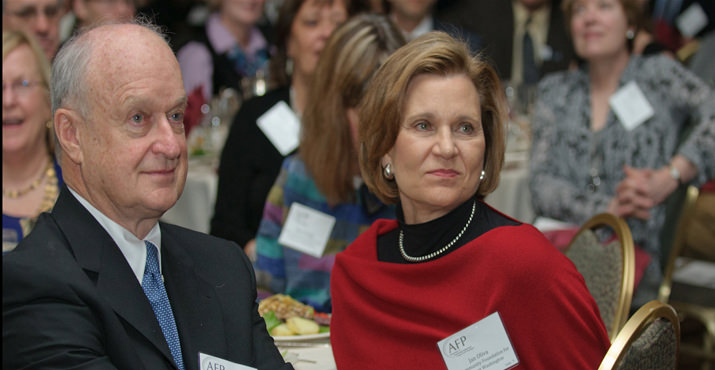 Steve and Jan Oliva, joined the many well-wishers for Ed Lynch, who along with his late wife, Dollie, won the Vollum Award for Lifetime Philanthropic Achievement.