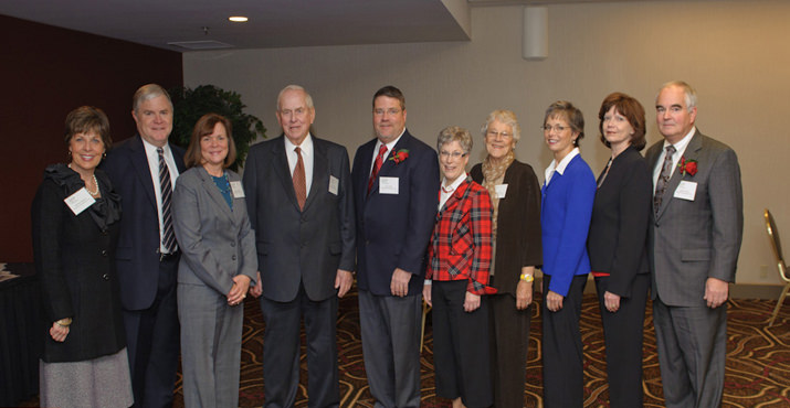 The Board of the Pendleton Foundation Trust, and others from Pendleton attended in  honor of the Outstanding Philanthropic Foundation award given to the Trust