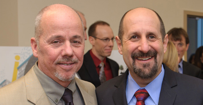 CCC Executive Director Ed Blackburn with Dr. Bruce Goldberg, Director, Oregon Health Authority
