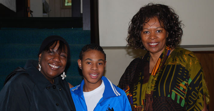 Esther Carter, Harrison Bletson and Estelle Franklin