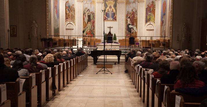 St. Mary's Cathedral welcomed the group 