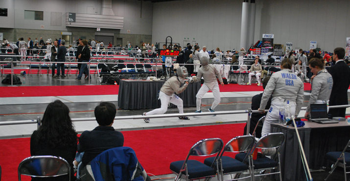 The English term fencing, in the sense of "the action or art of using the sword scientifically" (OED) dates to the late 16th century, when it denoted systems designed for the Renaissance rapier. 