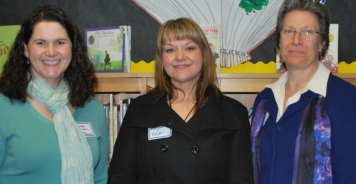 Tamera Uppendahl, Maegan Vidal, Dr. Liz MacDonell Executive Director of the Legacy Foundation