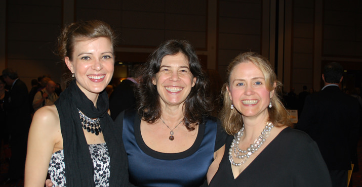 CASA's Kari Smith Haight, Sarah Thebarge and State Represenative Candiate, Sharon Meieran