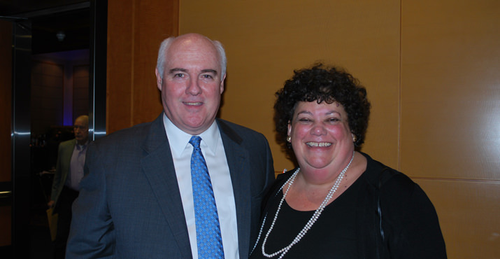 Tim Hennessy, the CASA Executive Director is pictured with The Honorable Nan Waller, Multnomah County Circuit Court Judge