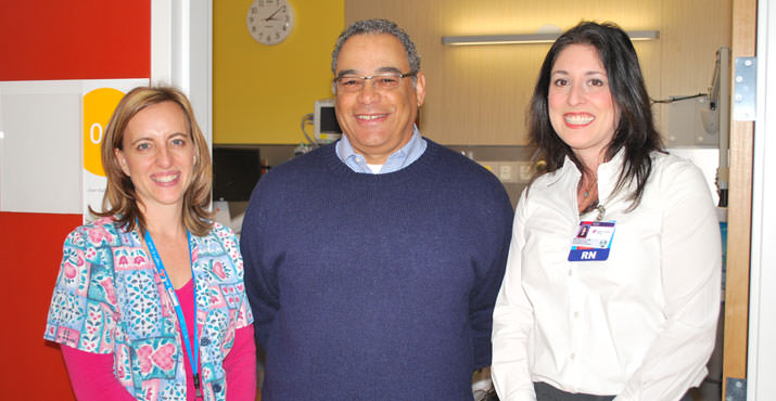 Melissa Luedemann, R.N., George J. Brown, M.D.. President and Chief Executive Officer, Michelle Oulman, R.N.