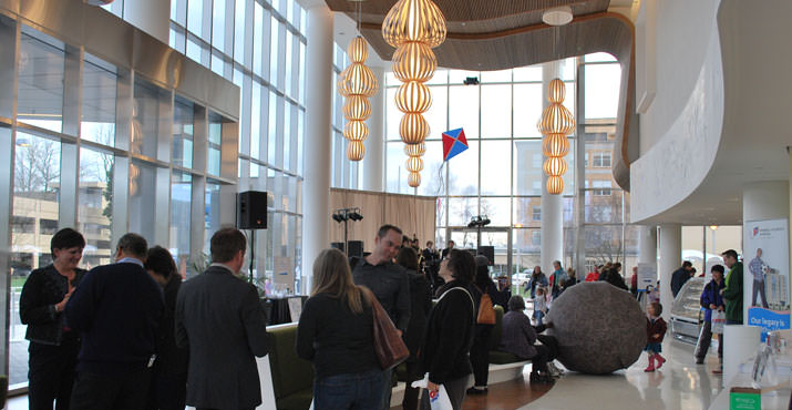 The nine-story building stands as a centerpiece of the evolving Legacy Emanuel Medical Center campus, providing four times the square footage previously allotted to pediatric patients.