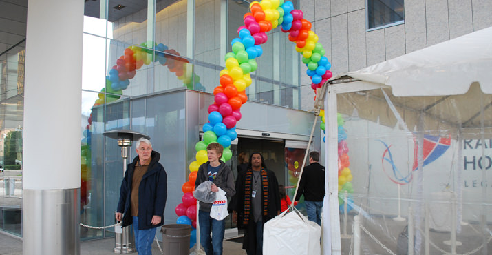 The cost of building and equipping the children's hospital totaled $226 million. . The Robert D. and Marcia H. Randall Charitable Trust donated $10 million last September.