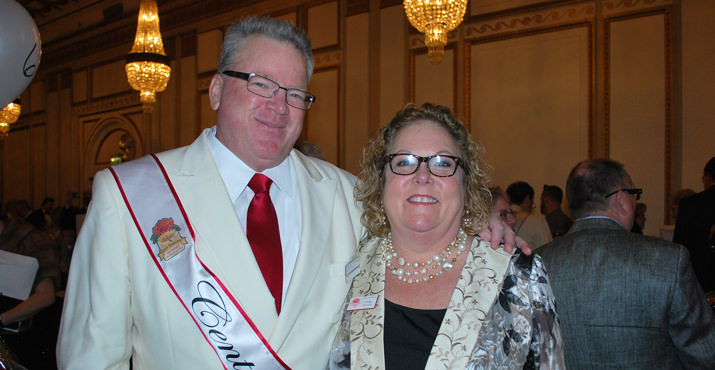 Bob Wolcott, Councillor, Royal Rosarian Public Relations and Communications Council Advisor and Cindy Wolcott