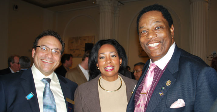 Dr. Loren Jenkins, Oregon Partnership Board Member from Kaiser Permanente NW, Juanita Walton, Roy Jay, Board Member from ARAMRK