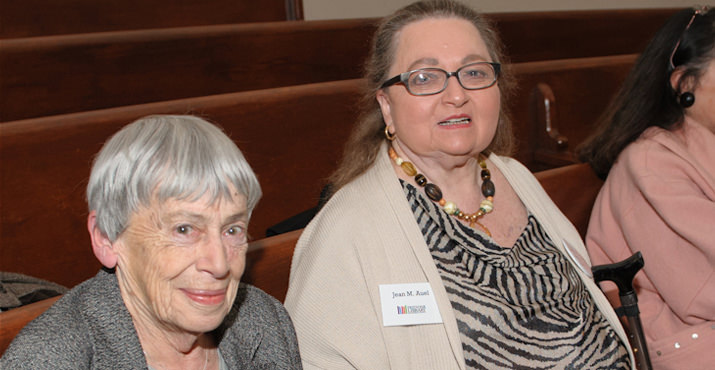 Ursula Le Guin and Jean Auel