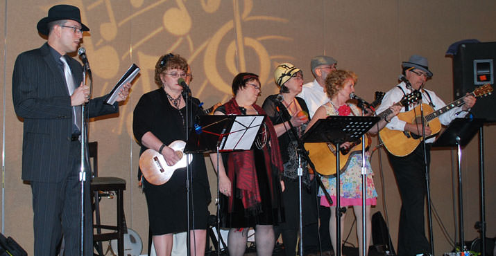 Organizers dubbed the ballroom, "The Cotton Club"