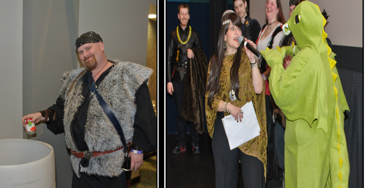 Costumes were on display as organizers offered prizes