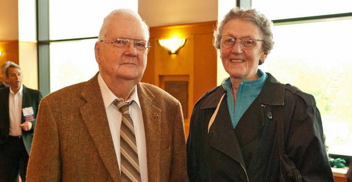 Dr. John and Jean Thorpe. Dr. Thorpe received the Compassion for Seniors Award.