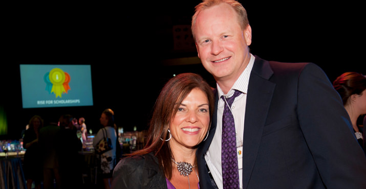 Katherine '88 and Brad Durham. Katherine is CMO/Vice President of Marketing and Communication at The Standard and Brad is General Manager of Usher Precision Manufacturing.