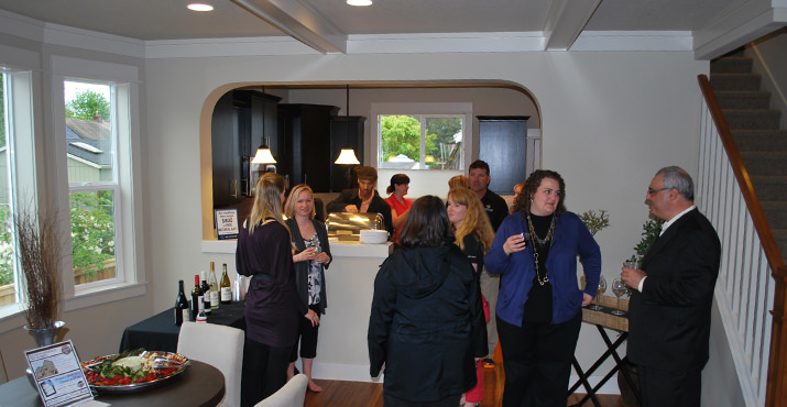 One of the new homes featured was at 2446 N Humboldt, in the Overlook neighborhood of Portland.
