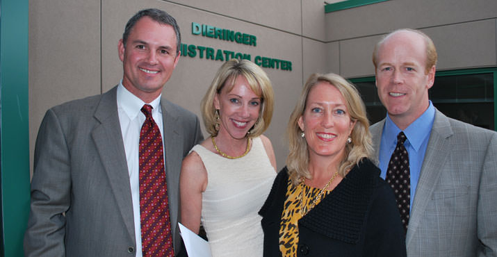 Stan and Kathleen Myers with Allison and Martin Kehoe