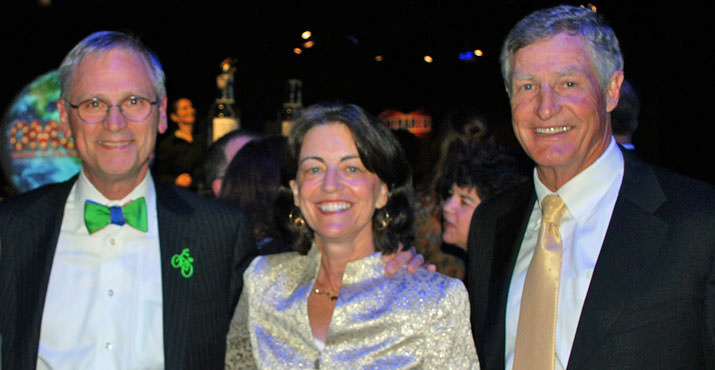 Congressman Earl Blumenauer and his wife, Margaret with Jon Jaqua