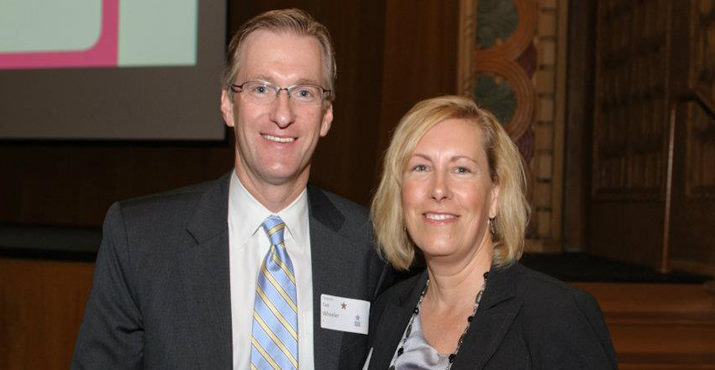 Oregon Treasurer Ted Wheeler and PPAO Government Relations Consultant Maura Roche