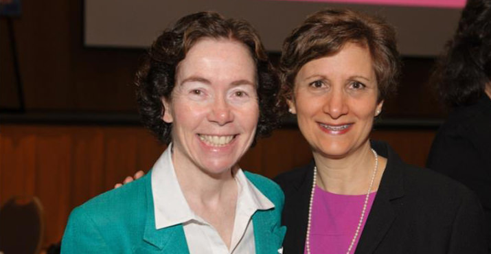 State Representative Mary Nolan, endorsed candidate for Portland City Council and recipient of the 2011 Marilyn Epstein Pro-Choice Champion Award, and Congresswoman Suzanne Bonamici