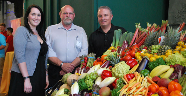 Shari Crane, Pat Carey and Jeremy Smith from Charlie's Produce