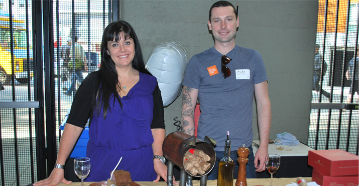 Michelle Cairo and Alex Yoder from Olympic Provision