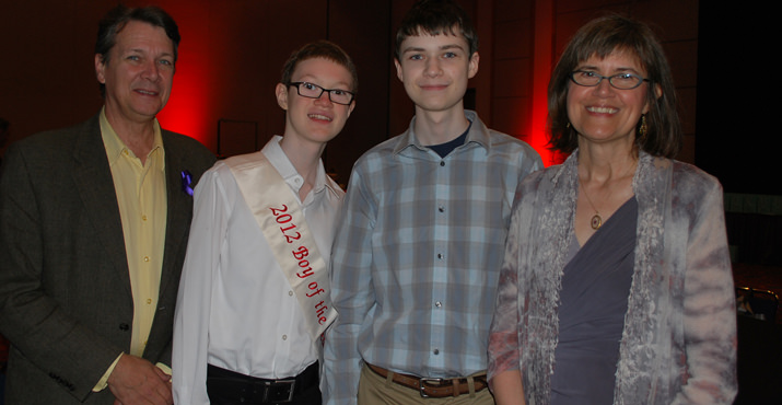 Mark Soloos, "Boy of the Year" Cyrus Zentzis, Noah Zentzis and Beth Zentzis