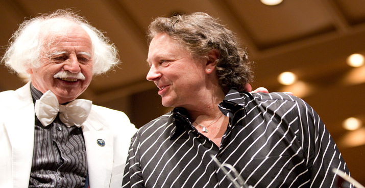Lajos Balogh's friends in the music community are far reaching and include 3 Leg Torso, Michael Allen Harrison, and Julianne Johnson.