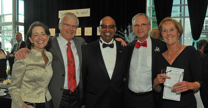 Margaret Kirkpatrick, Robert Frisbee, Preston Pulliams, Congressman Earl Blumenauer and PCC Board Vice Chair Denise Frisbee