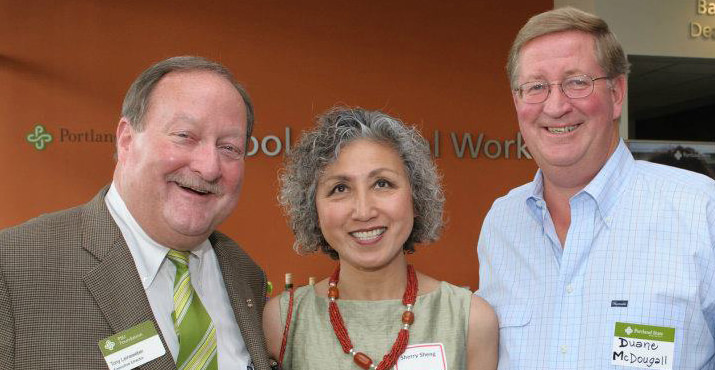 Tony Leinweber, Sherry Sheng, and Duane McDougall