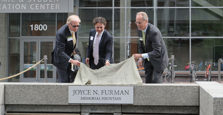 Unveiling of the Joyce N. Furman Memorial Fountain