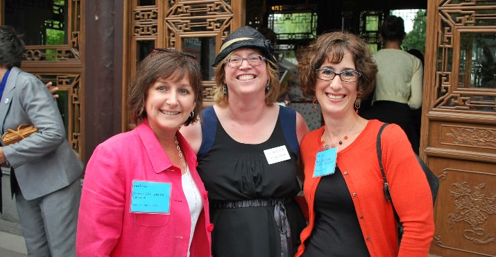 Anne Van De Linder from Oregon Entrepreneurs Network  Agnes Zach  Executive Director of Willamette Valley Development  Office  Michelle Crimmins from De La Salle North Catholic High School