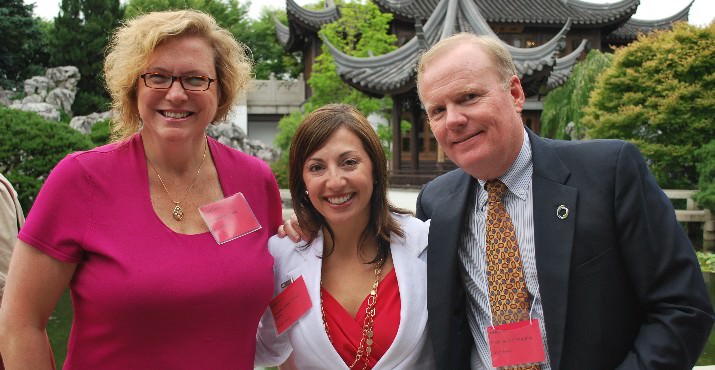 Engred Chai from Brownstein Rack, Gisel Hillard from Washington Trust Bank, Grant Jones from Perkins & Company