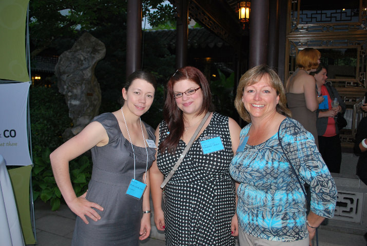 Sara Patinkin from WVDO Board, Kelsey Pine from "I have a Dream" Oregon, Janet Sam from Candleighters for Children with Cancer