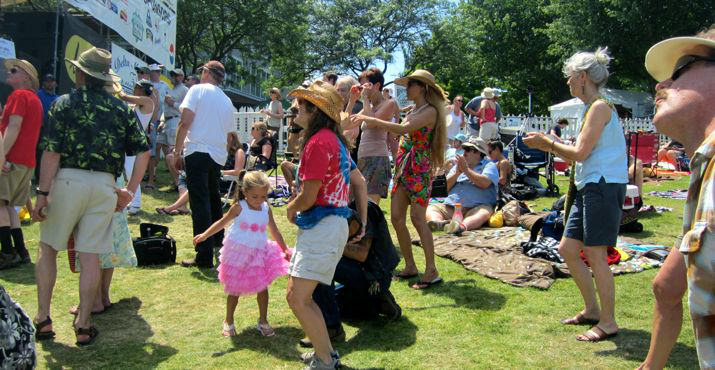 Guests of all ages were able to enjoy the Blues Festival!